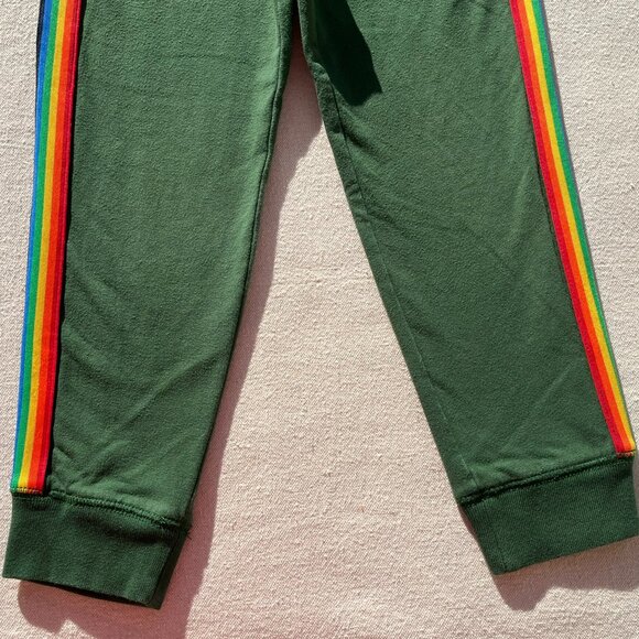 Primary Rainbow Trim Jogger, Size 6, Evergreen, GUC to VGUC - Picture 4 of 8